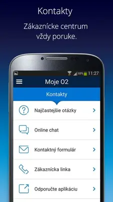 Moje O2 SK android App screenshot 2