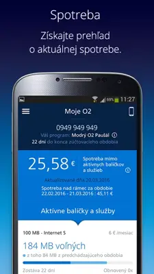 Moje O2 SK android App screenshot 5